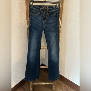 Buckle Black Flare Jeans